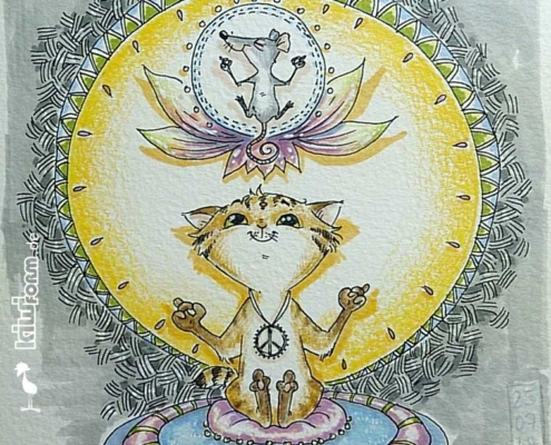 Meditation - In der Ruhe liegt die Kraft - Katz & Maus