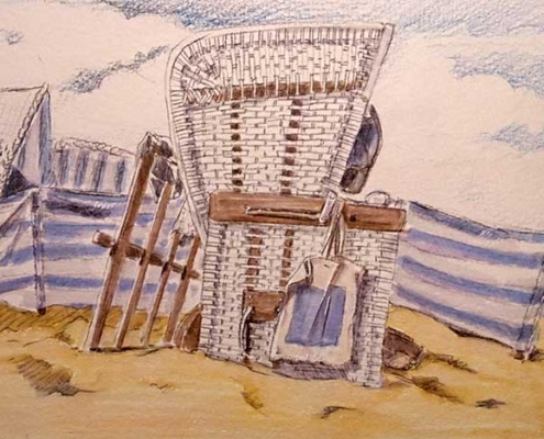 Sommer, Sonne, Strand und Meer - Daily Illu Tag 29