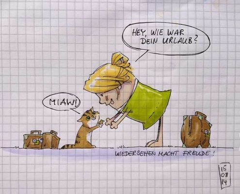 Wiedersehen macht Freude - Daily Illu Tag 32