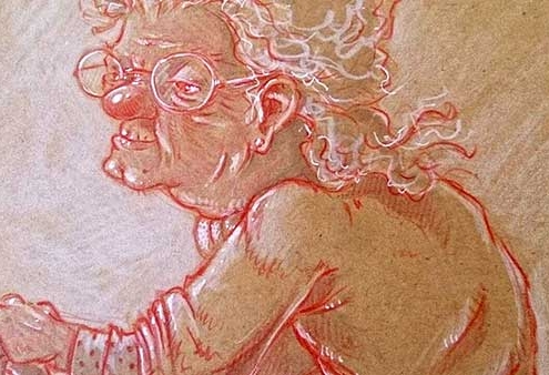 Oma auf Reisen - Daily Illu Tag 77 -Nadine Reitz